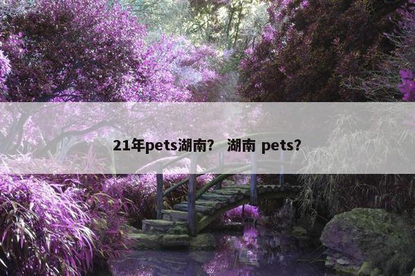 21年pets湖南？ 湖南 pets？