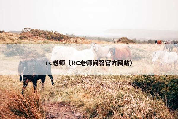 rc老师（RC老师问答官方网站）