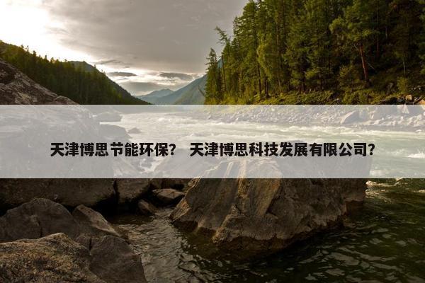 天津博思节能环保？ 天津博思科技发展有限公司？
