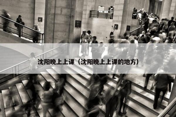 沈阳晚上上课（沈阳晚上上课的地方）