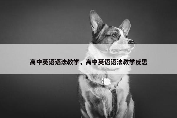高中英语语法教学，高中英语语法教学反思