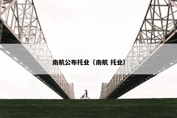 南航公布托业（南航 托业）
