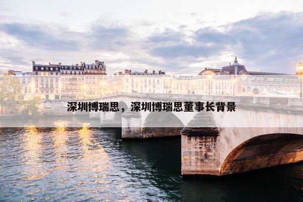 深圳博瑞思，深圳博瑞思董事长背景
