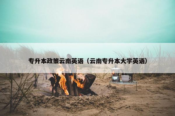 专升本政策云南英语（云南专升本大学英语）