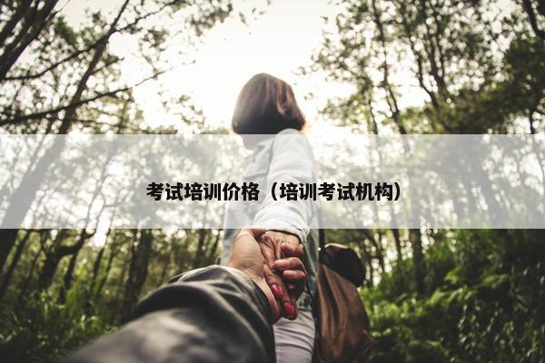 考试培训价格（培训考试机构）