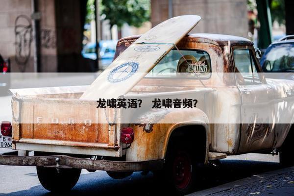 龙啸英语？ 龙啸音频？