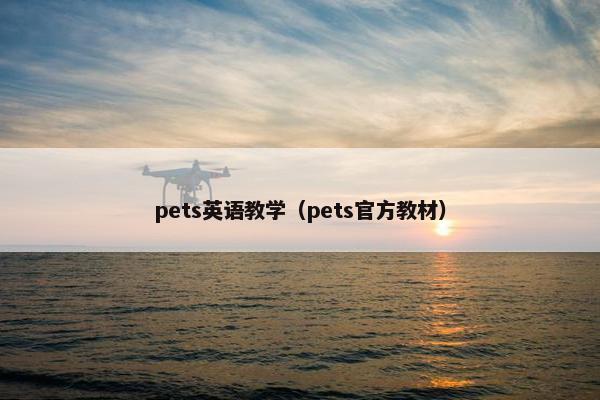 pets英语教学（pets官方教材）