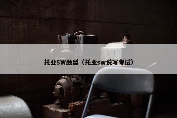 托业SW题型（托业sw说写考试）