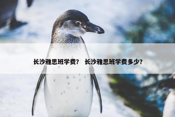 长沙雅思班学费？ 长沙雅思班学费多少？