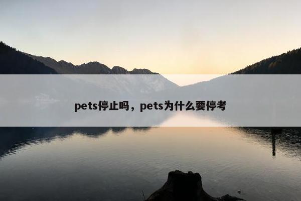 pets停止吗，pets为什么要停考