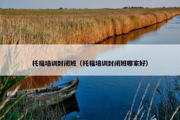托福培训封闭班（托福培训封闭班哪家好）