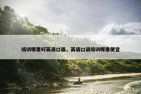 培训哪里好英语口语，英语口语培训哪里便宜