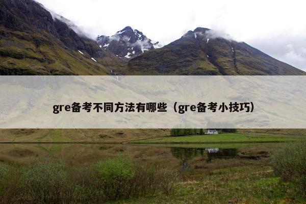 gre备考不同方法有哪些（gre备考小技巧）