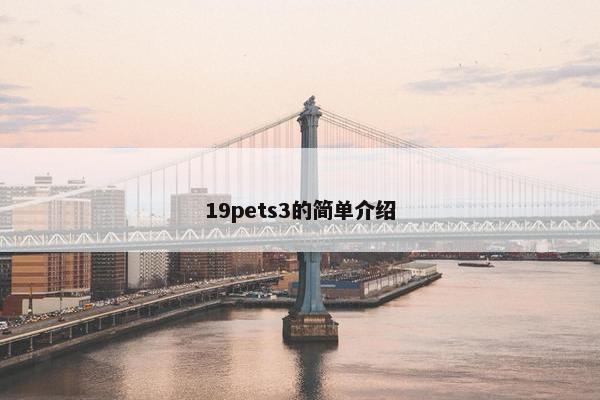 19pets3的简单介绍