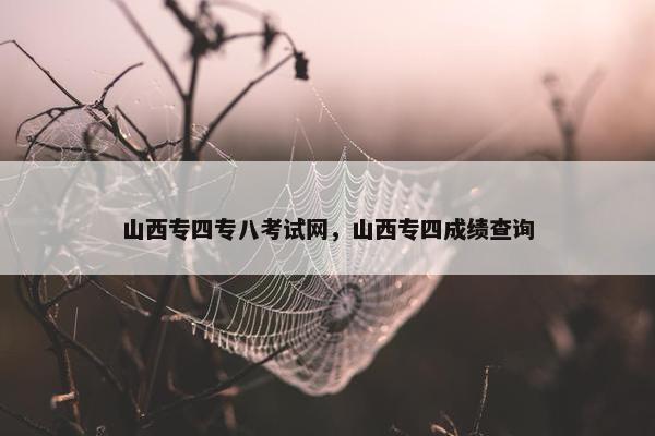 山西专四专八考试网，山西专四成绩查询