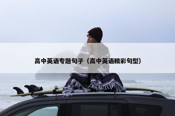 高中英语专题句子（高中英语精彩句型）