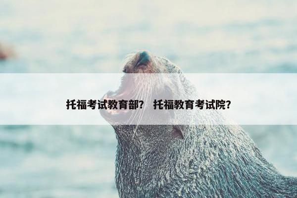 托福考试教育部？ 托福教育考试院？
