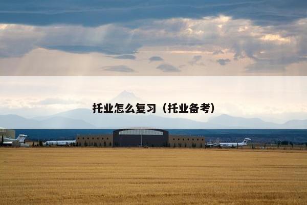托业怎么复习（托业备考）