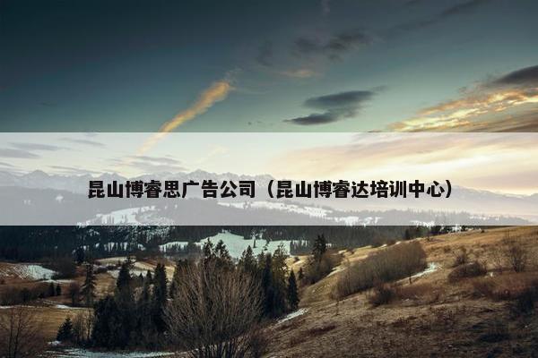 昆山博睿思广告公司（昆山博睿达培训中心）