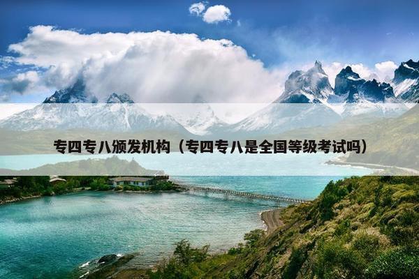专四专八颁发机构（专四专八是全国等级考试吗）