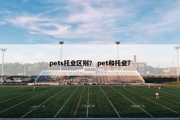 pets托业区别？ pet和托业？