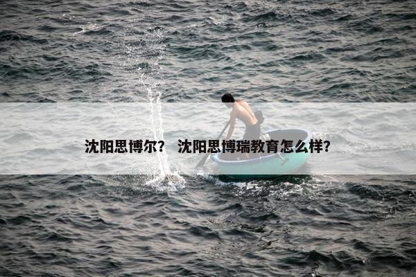 沈阳思博尔？ 沈阳思博瑞教育怎么样？