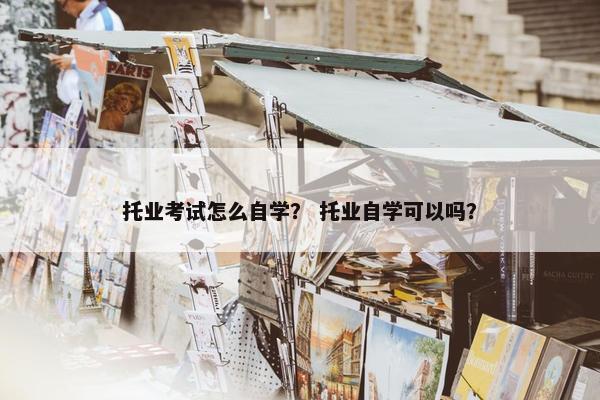 托业考试怎么自学？ 托业自学可以吗？