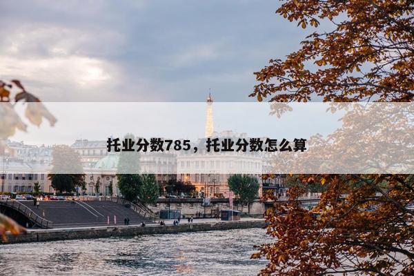托业分数785，托业分数怎么算