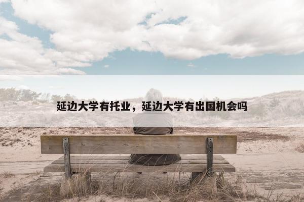 延边大学有托业，延边大学有出国机会吗
