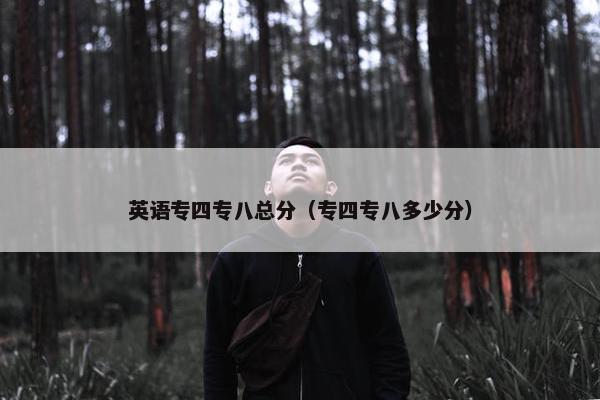 英语专四专八总分（专四专八多少分）