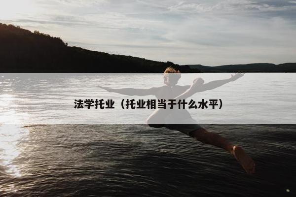 法学托业（托业相当于什么水平）