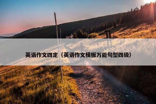 英语作文四定（英语作文模板万能句型四级）