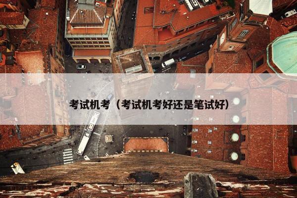 考试机考（考试机考好还是笔试好）