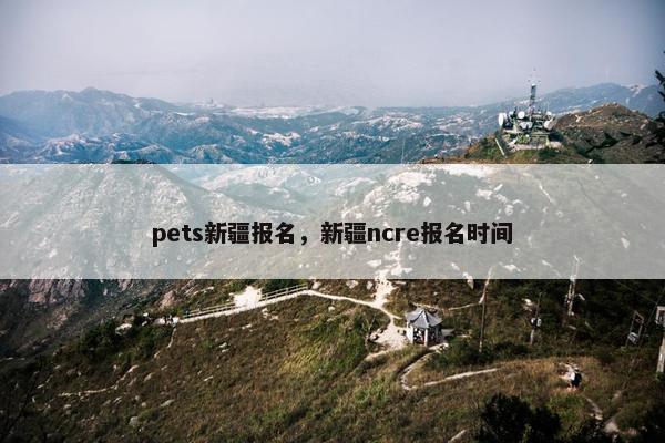 pets新疆报名，新疆ncre报名时间