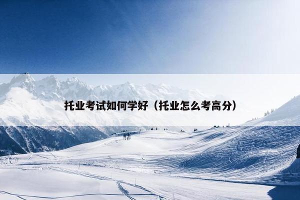 托业考试如何学好（托业怎么考高分）