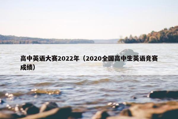 高中英语大赛2022年（2020全国高中生英语竞赛成绩）