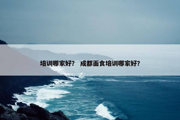 培训哪家好？ 成都面食培训哪家好？