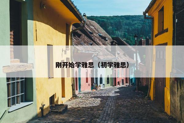 刚开始学雅思（初学雅思）