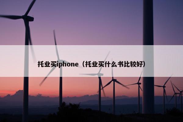 托业买iphone（托业买什么书比较好）