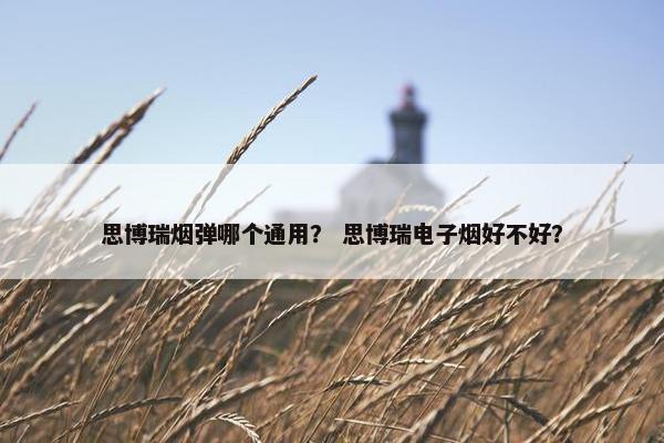 思博瑞烟弹哪个通用？ 思博瑞电子烟好不好？