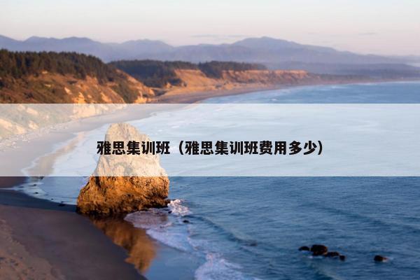 雅思集训班（雅思集训班费用多少）