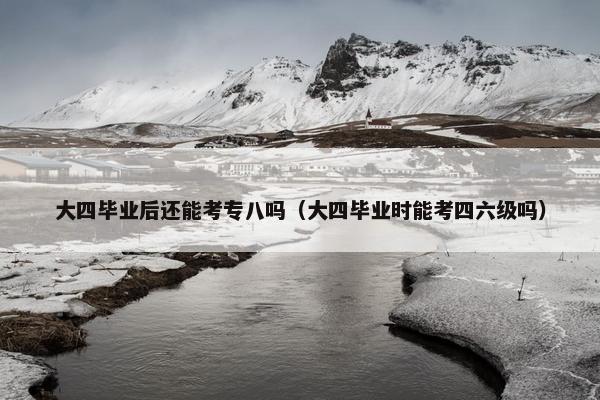 大四毕业后还能考专八吗（大四毕业时能考四六级吗）