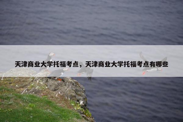 天津商业大学托福考点，天津商业大学托福考点有哪些