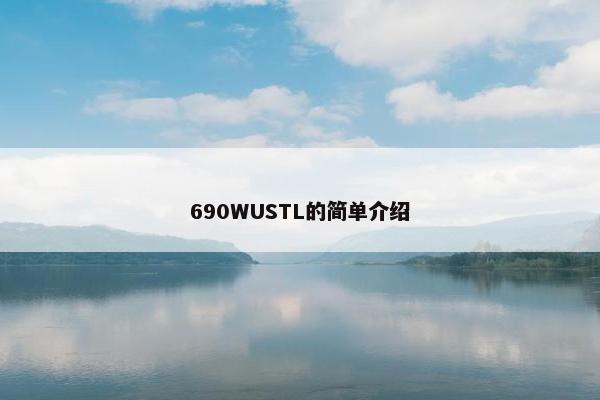 690WUSTL的简单介绍