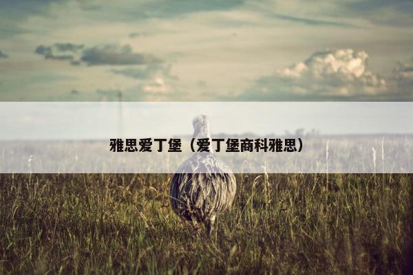 雅思爱丁堡（爱丁堡商科雅思）