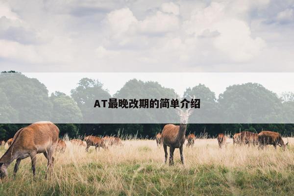 AT最晚改期的简单介绍