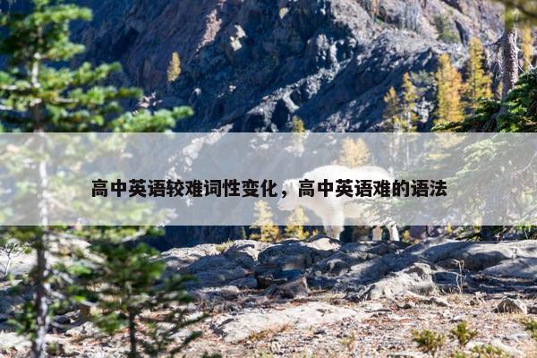 高中英语较难词性变化，高中英语难的语法