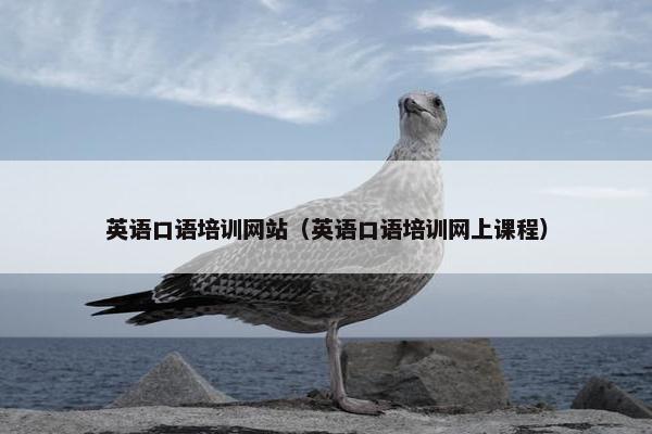 英语口语培训网站（英语口语培训网上课程）