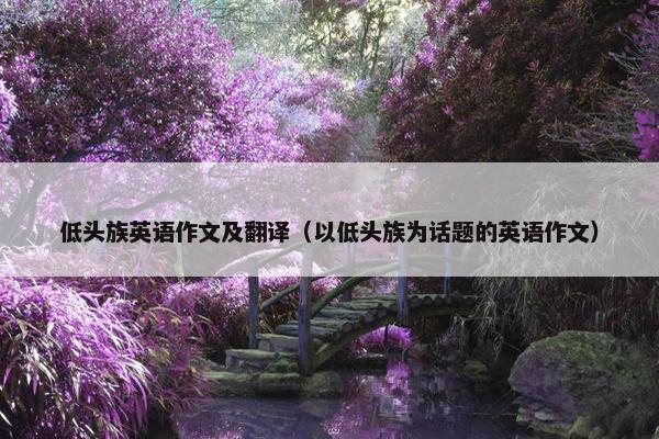低头族英语作文及翻译（以低头族为话题的英语作文）