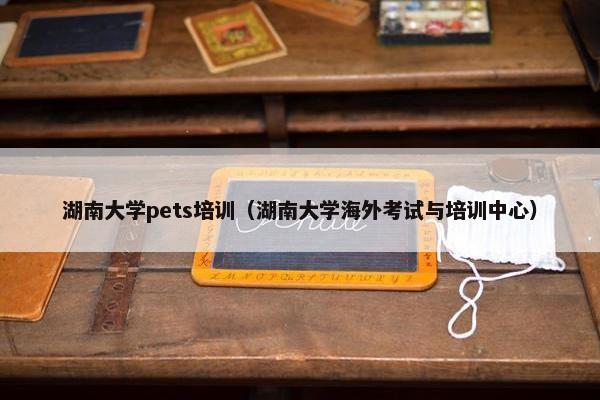 湖南大学pets培训（湖南大学海外考试与培训中心）